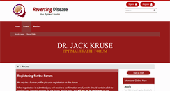 Desktop Screenshot of forum.jackkruse.com